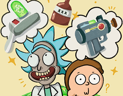 D-3 : H-H-Hay morty, look at this!!