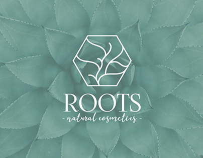 Roots Natural Cosmetics - logo and webdesign