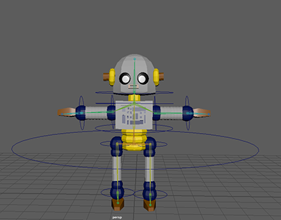 Texture and Rig of Robot