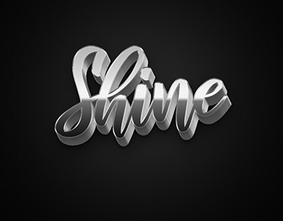 Shine text effect