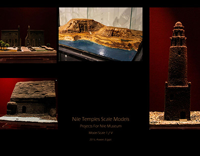 Nile Temples Scale Models