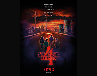 Stranger Things 4 SA Launch: OOH Posters