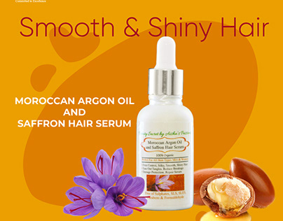 Moroccan Argan Oil and Saffron Hair Serum