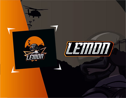 Lemon Logo Design for Content Creator and Streamer
