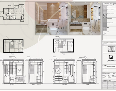 shop drawing for one of the residential units.