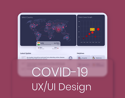 Covid-19 Website UX/UI Design