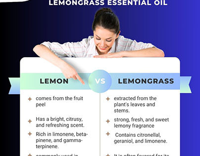 Lemon essential oil vs Lemongrass essential oil