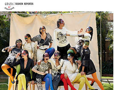 Auraa Models feat in GRAZIA INDIA , Nathalya & justyna