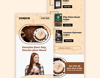 Coffee Email Design