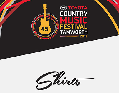 Tamworth Country Music Festival Merchandise Designs