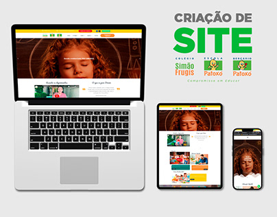 Criação do site Colégio Simão Frugis