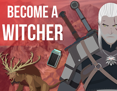 Become a Witcher | Motion Design fake Commercial