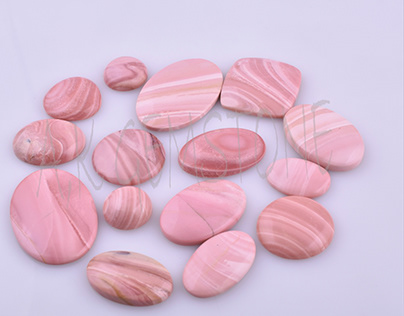 Free Size Natural Pink Opal Australian Smooth Cabochon