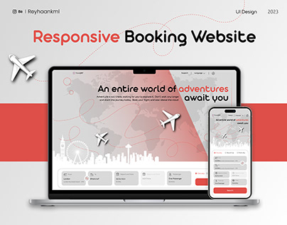 Project thumbnail - Flight Ticket Booking | Website & mobile
