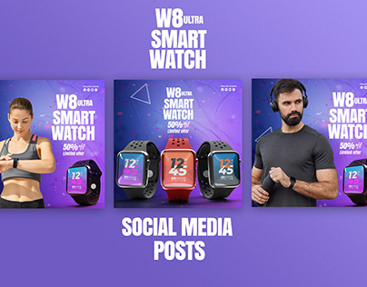 W8 Ultra Smartwatch (Social Media Posts)