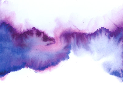Colorful Clouds - Aquarelle series