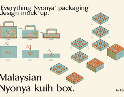 Nyonya Kuih Box Packaging Design
