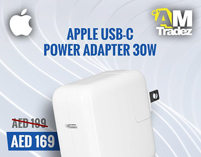 The Apple 30W USB Type-C Power Adapter