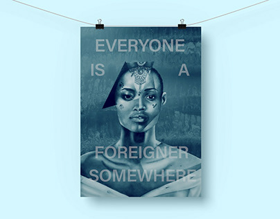 Social Poster Design (Xenophobia )