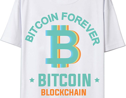 Camiseta Criptomoedas Bitcoin Textur