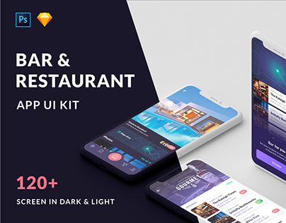 Cabar iOS UI Kit - Restaurants, Bar and Coffee