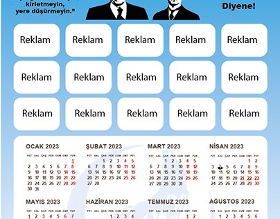 2023 Calender for ÜO Education and Culture Foundation
