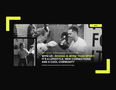 WEBSITE PROTOTYPE FOR A BOXING SCHOOL