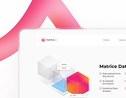 Matrice - Branding and Landing Page Design