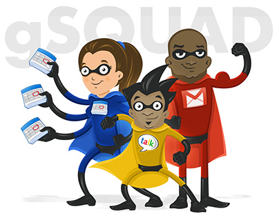 Google Squad - Character Design