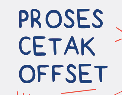 Infographics - Proses Cetak Offset (Offset Printing)