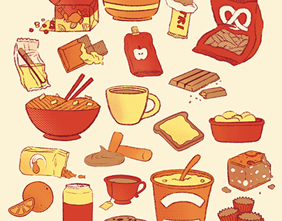 Snacks Series Pattern