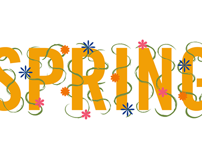 Lesson in Adobe Illustrator: Floral Typography