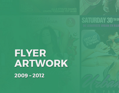 Flyer Artwork 2009-2012