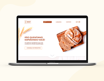 UI Design | Web Design - Bakery Market