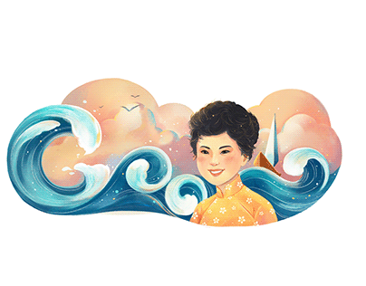 Google Doodle - Xuan Quynh's birthday