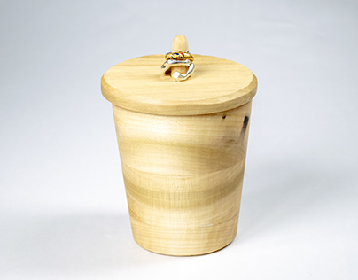 Wooden Ring Holder