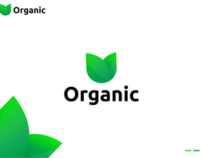 Modern 3d organic logo design| Nature logo| leaf logo