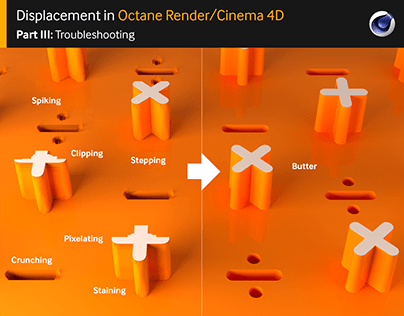 Displacement in Octane Render for C4D: Part III