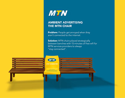MTN chair Ambient Advertising