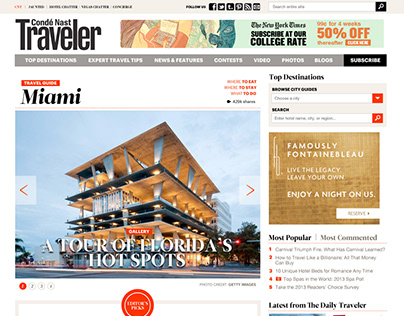 Conde Nast: Travel Guide