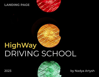 Driving School / Landing page design