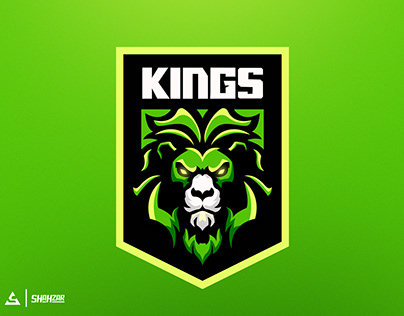 King Lion Mascot Logo