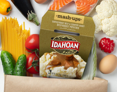 Idahoan Mash-Ups Package Design