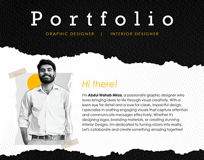 Graphic Design Portfolio / Abdul Wahab Mirza / 2024