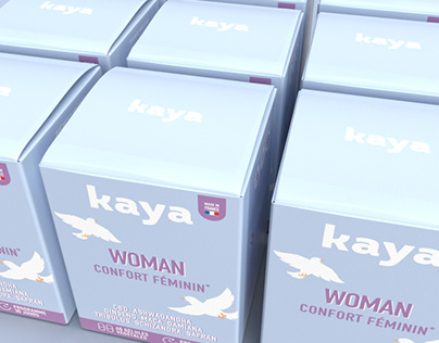 Packaging box and label for Kaya's Woman cure