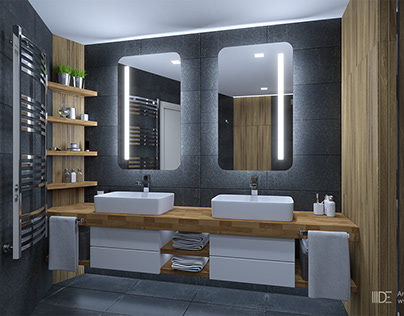 Bathroom design (double sinks)
