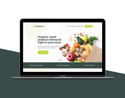 Organic Produce Website Template