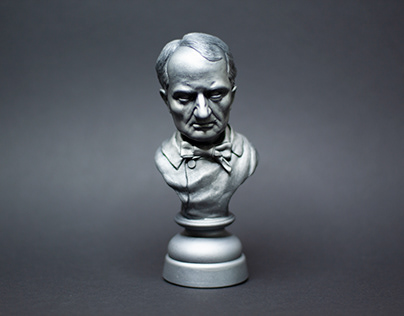 Charles Baudelaire small bust