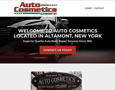 Logo and website design for Auto Cosmetics of Altamont