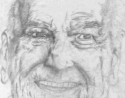 Old Man - Pencil Sketch